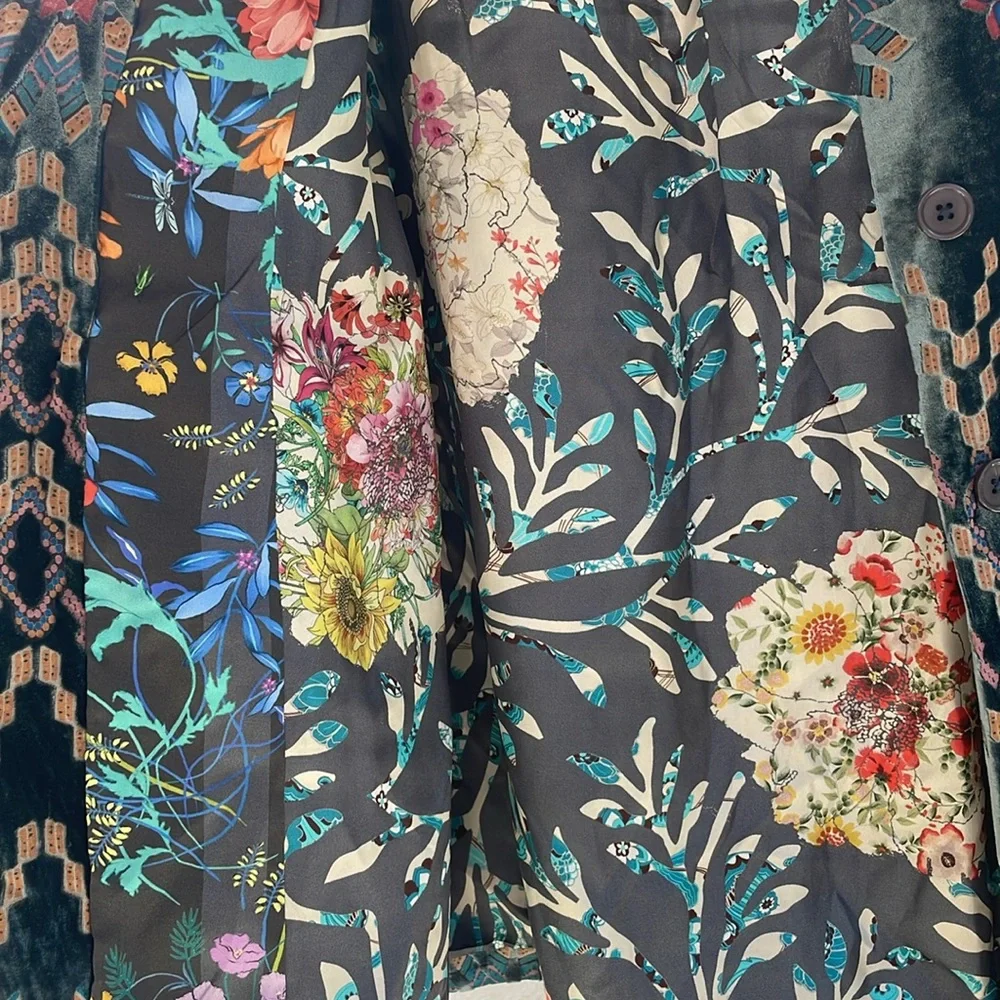 Johnny Was | Alika Velvet Silk Blazer - Picture 6 of 11